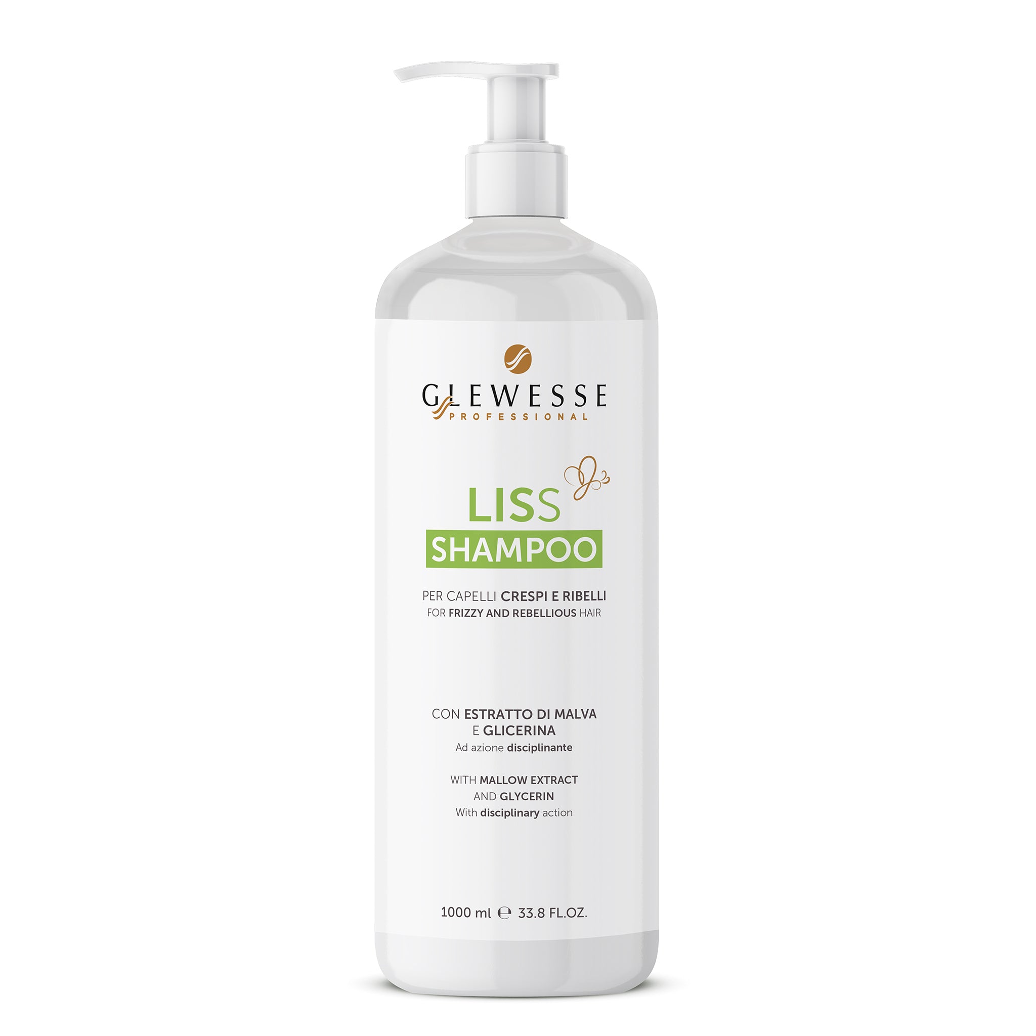 GLEWESSE | LISS SHAMPOO | Shampoo per capelli crespi e ribelli