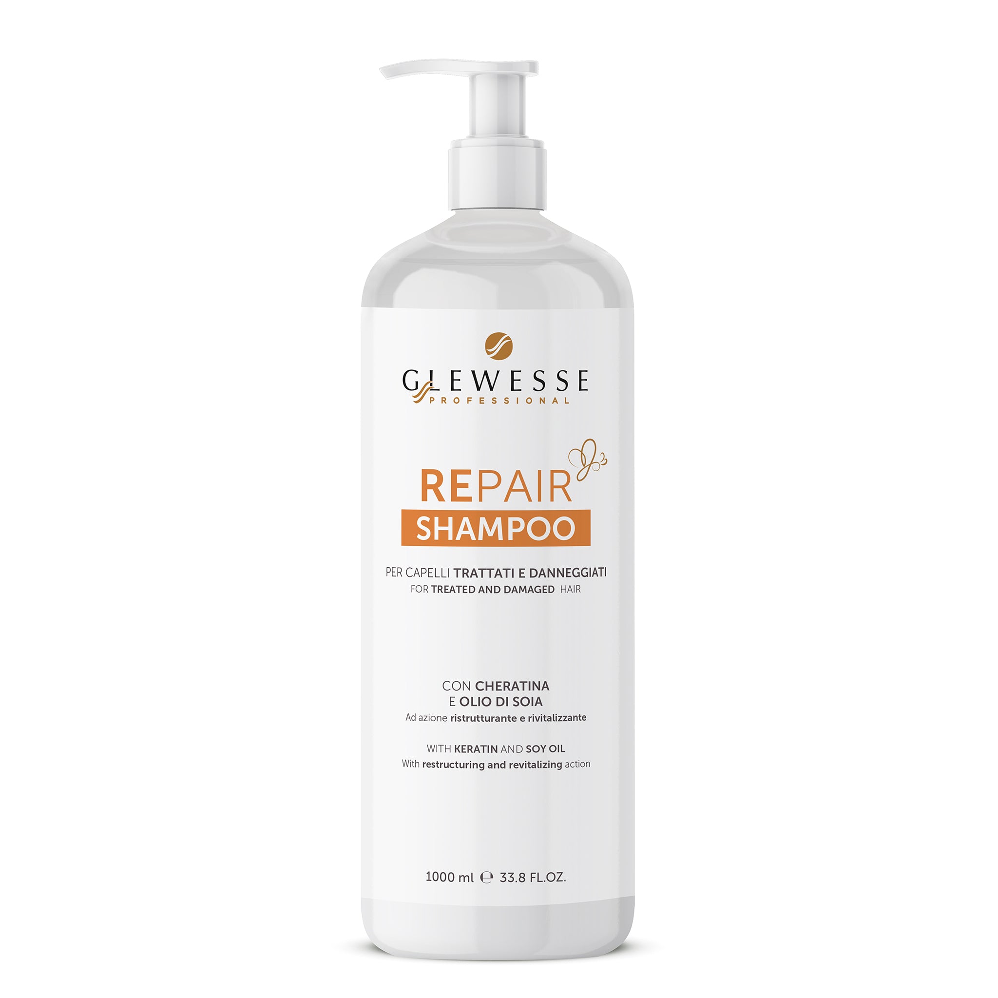 GLEWESSE | REPAIR SHAMPOO | Shampoo ristrutturante per capelli danneggiati