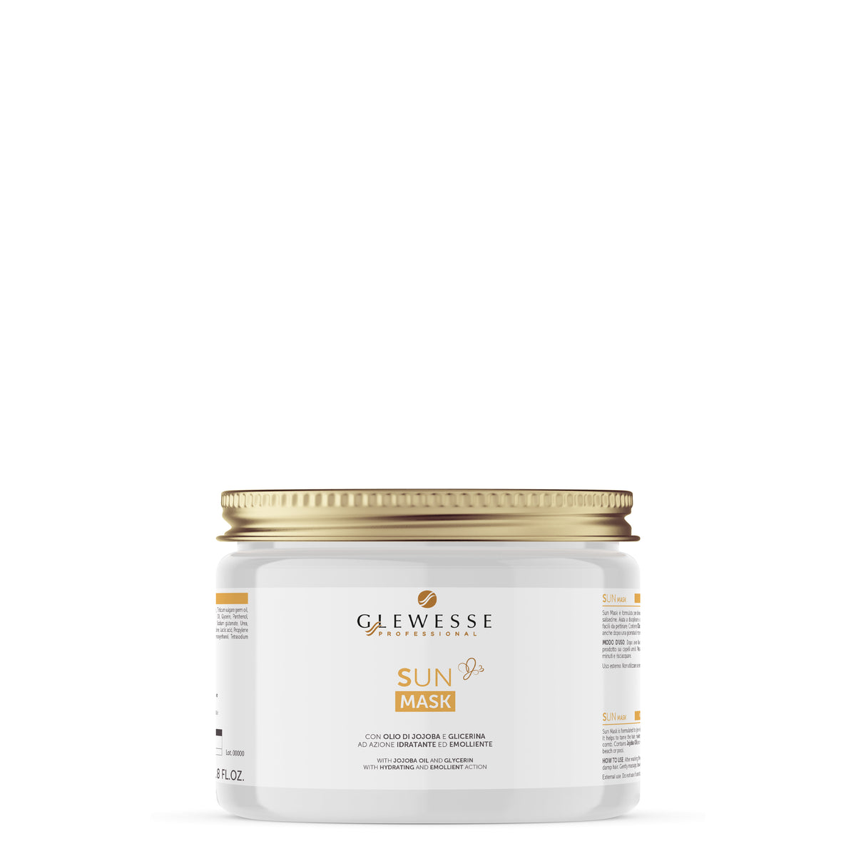 GLEWESSE | SUN MASK | Maschera doposole idratante per capelli