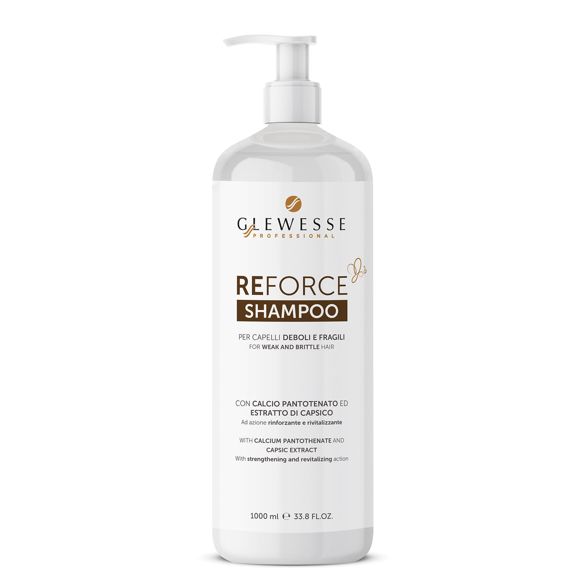 GLEWESSE | REFORCE SHAMPOO | Shampoo rinforzante per capelli fragili